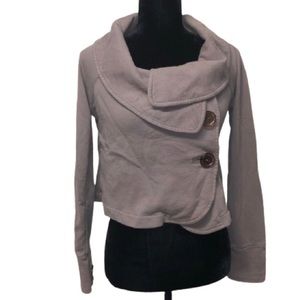 Anthropologie | Allihop French Terry Crop Jacket